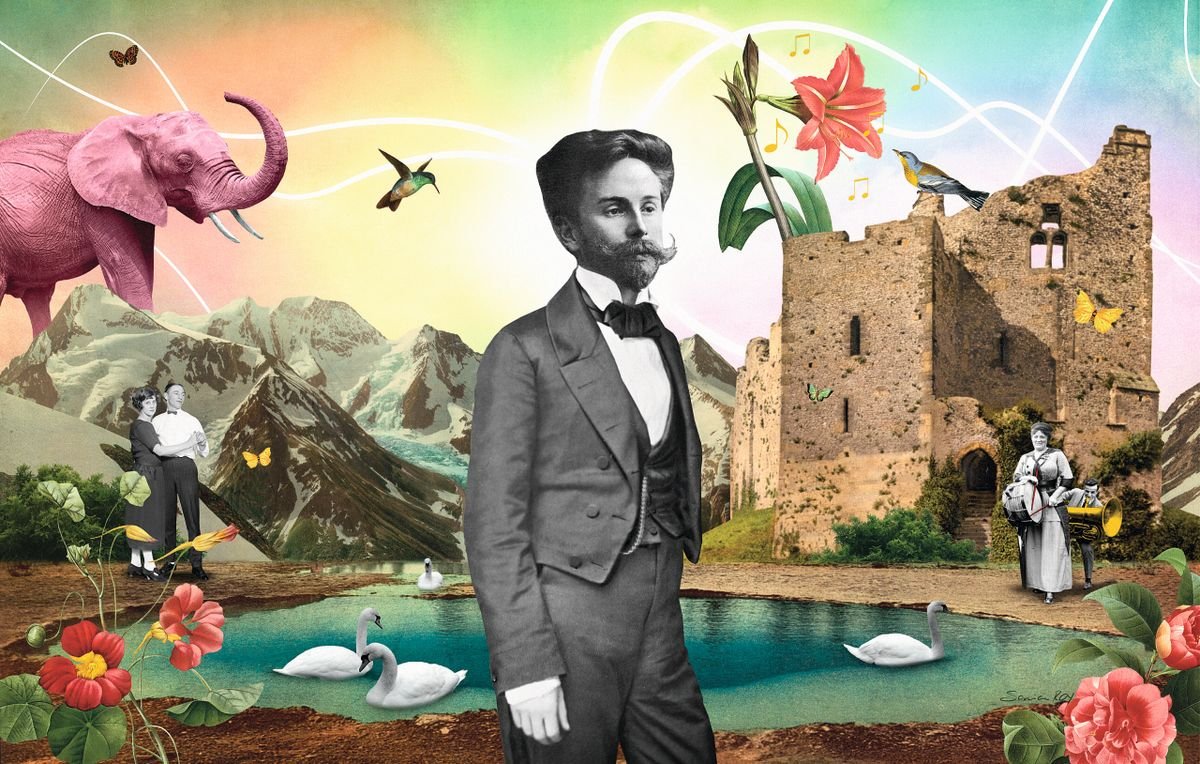 Minh hoạ Alexander Scriabin và giấc mơ Mysterium: nhà soạn nhạc giữa âm thanh, ánh sáng và khói