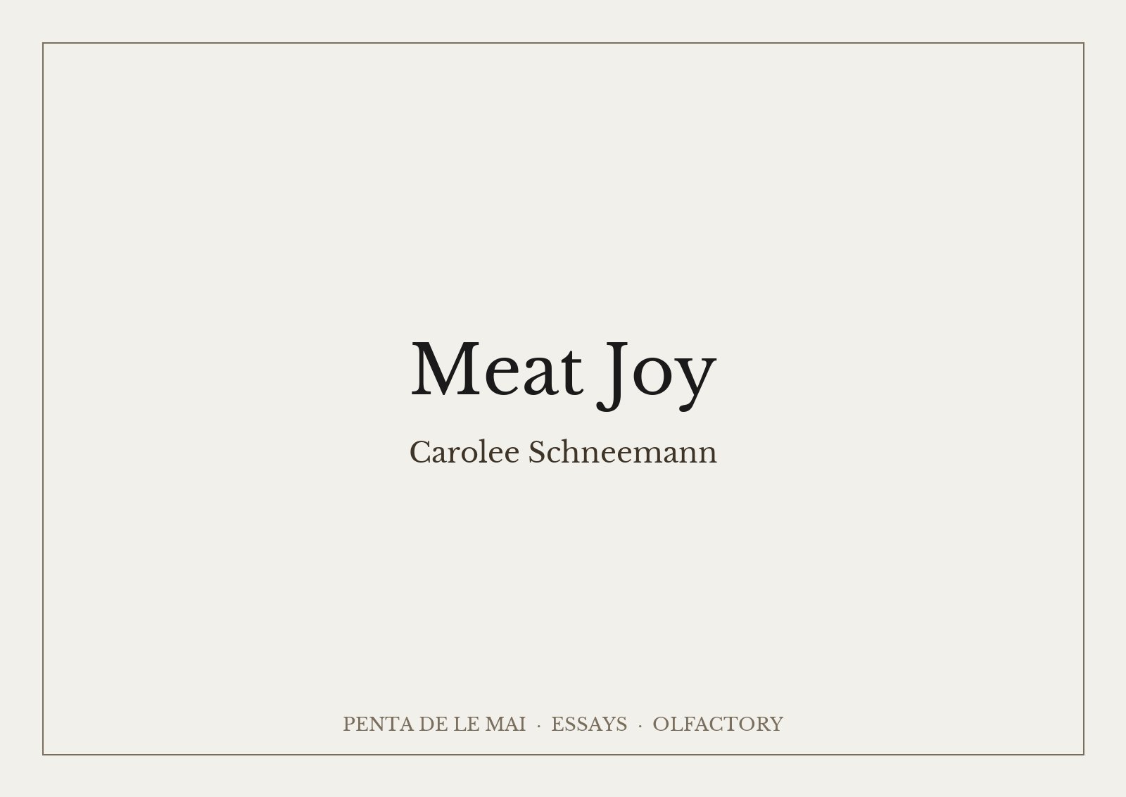 Carolee Schneemann, Meat Joy: người biểu diễn nằm giữa giấy, sơn ướt, cá và gà sống