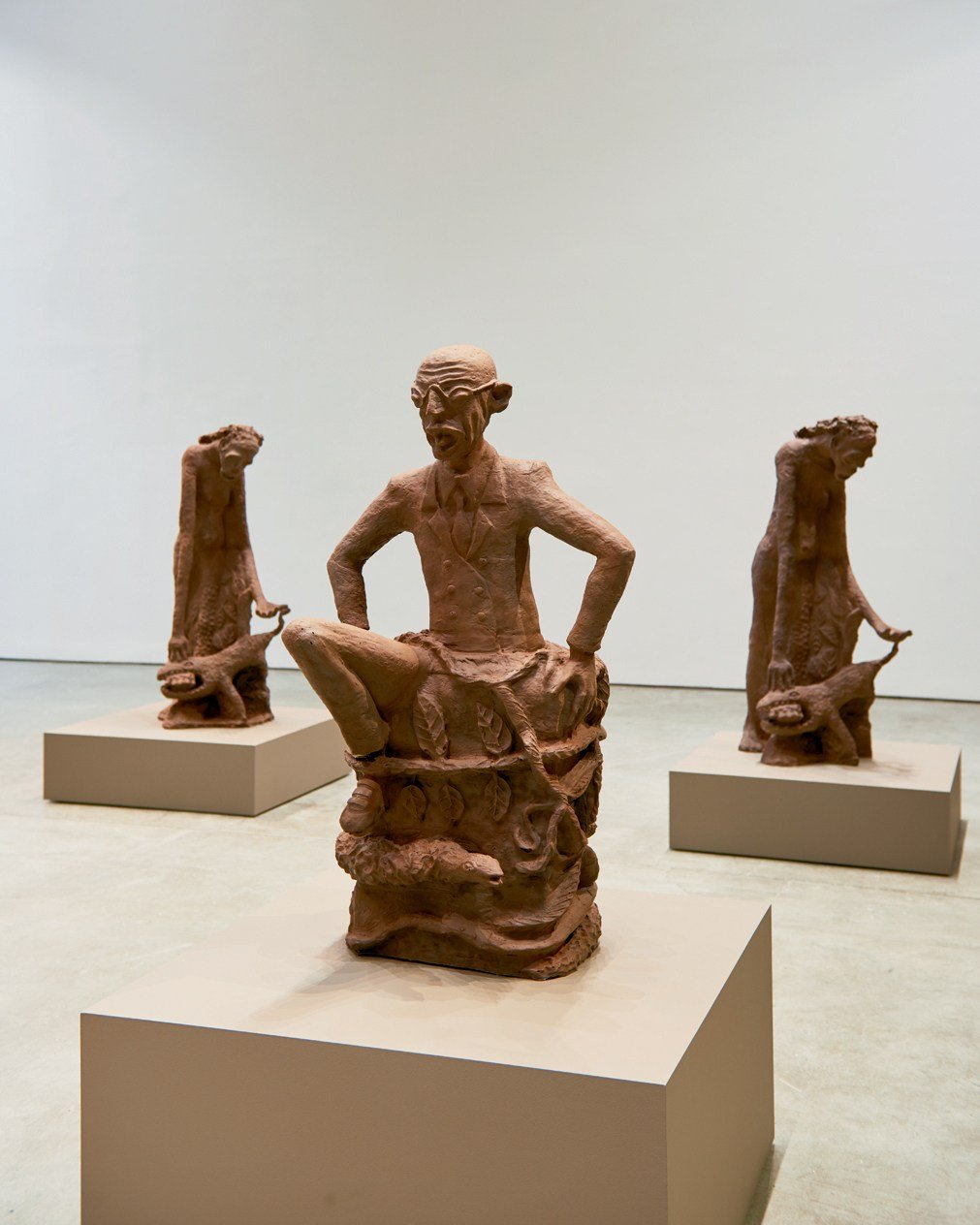 Cercle d'Art des Travailleurs de Plantation Congolaise: tượng người đúc bằng sô-cô-la bày tại SculptureCenter