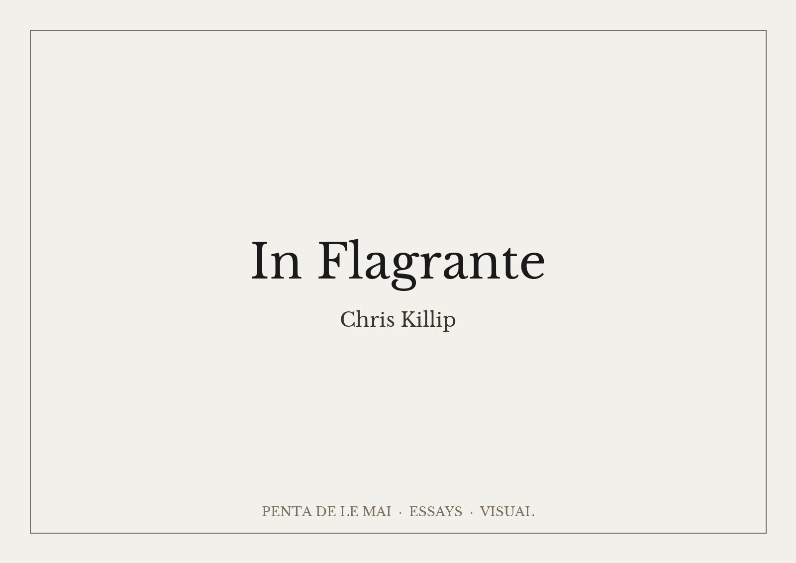Chris Killip, In Flagrante: a black and white gelatin silver photograph of working life in North East England