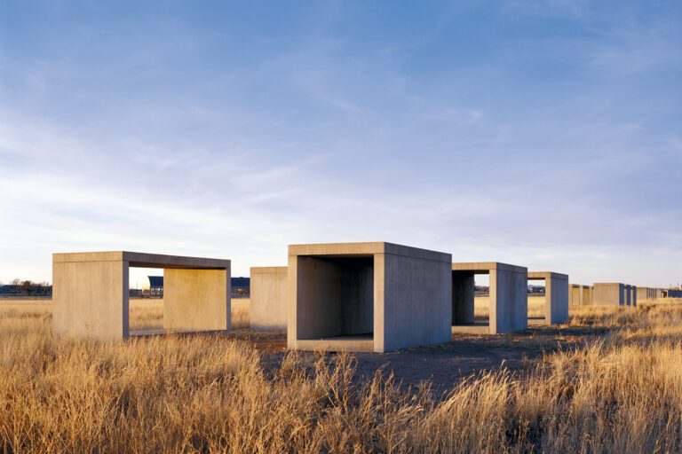 Donald Judd. 15 untitled works in concrete.