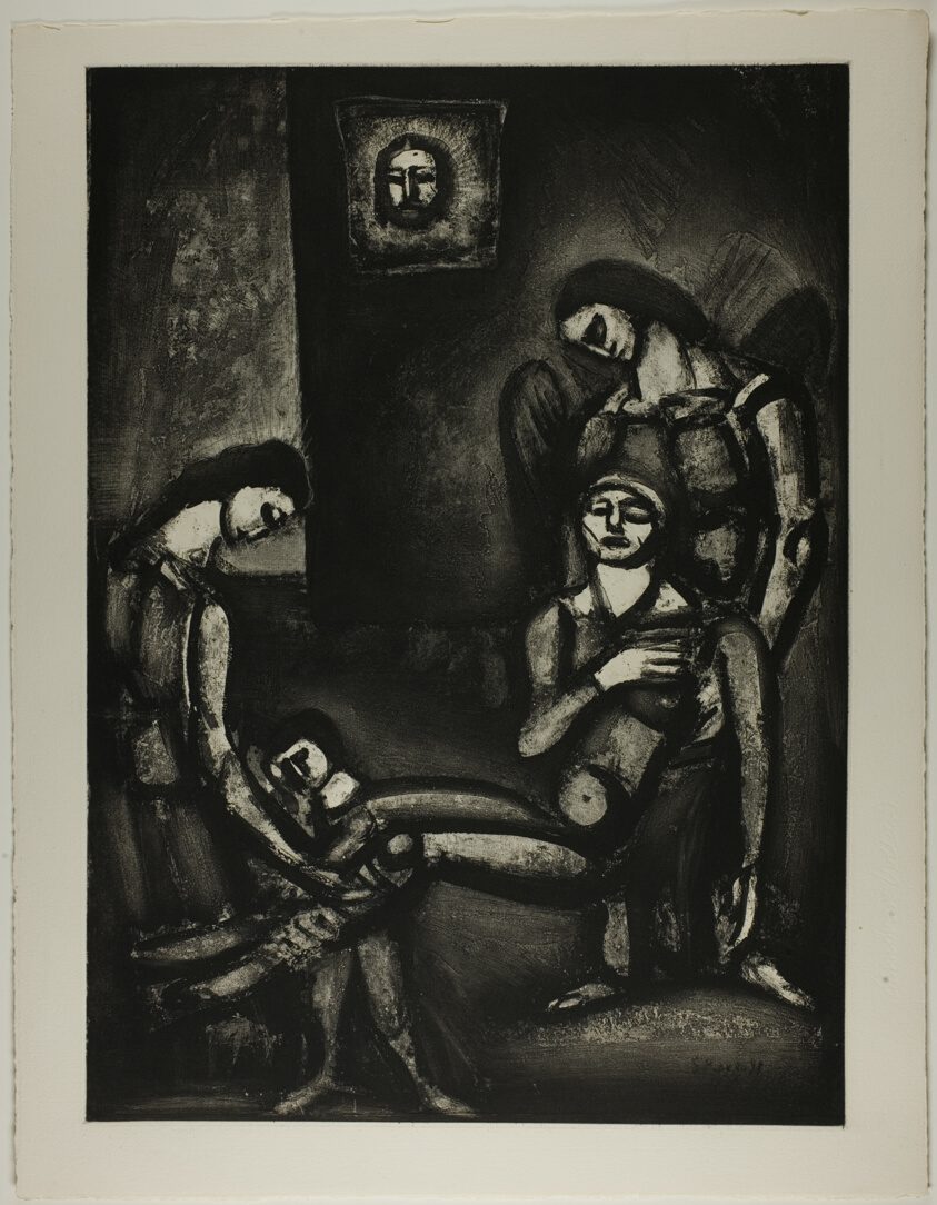 Georges Rouault. Le juste, comme le bois de santal, parfume la hache qui le frappe.