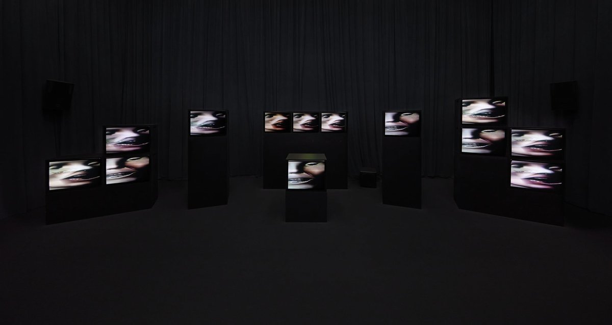 Gretchen Bender. Dumping Core. 1984. / Media from Television to the In