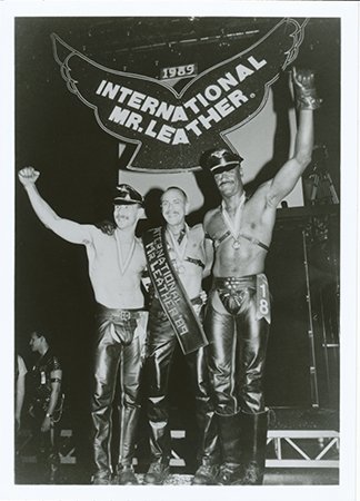 Guy Baldwin – International Mr. Leather 1989 – On Leather Pants