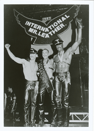 Guy Baldwin. International Mr. Leather 1989. On Leather Pants