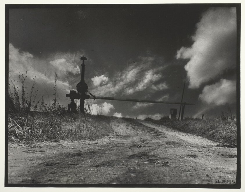 Jan Saudek, My Country in Summertime: black and white gelatin silver photograph, 1975