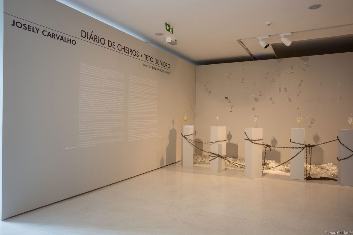 Josely Carvalho. Diary of Smells: Glass Ceiling (Teto de Vidro).