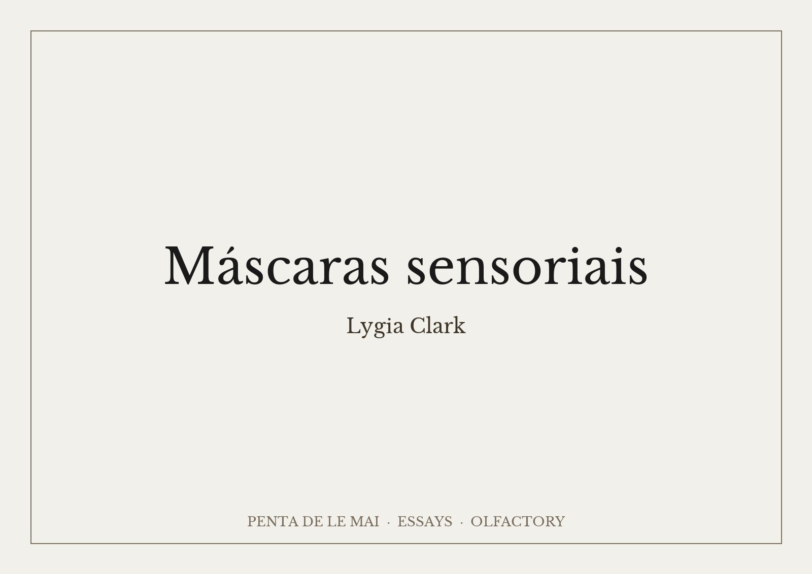 Lygia Clark, Máscaras sensoriais: colourful fabric hoods with long noses, objects fixed over the eyes and ears