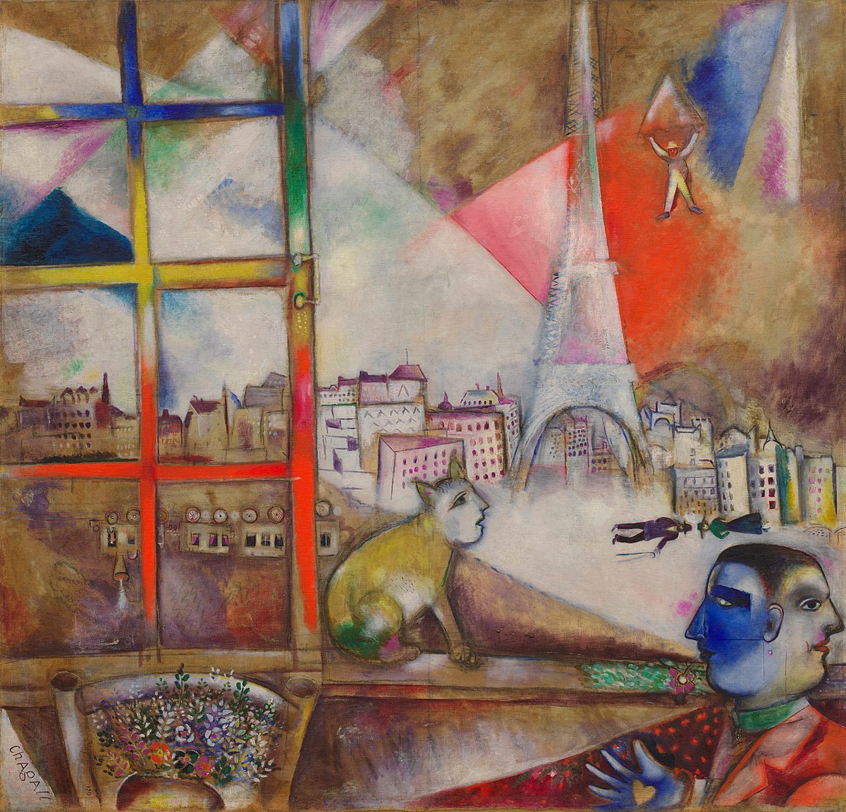 Marc Chagall. Paris through the Window.