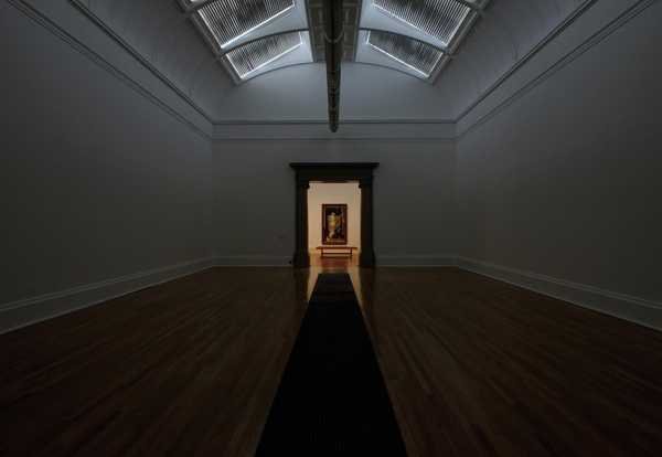 Martin Creed, Work No. 227: The lights going on and off, căn phòng trắng trống với đèn trần đang bật