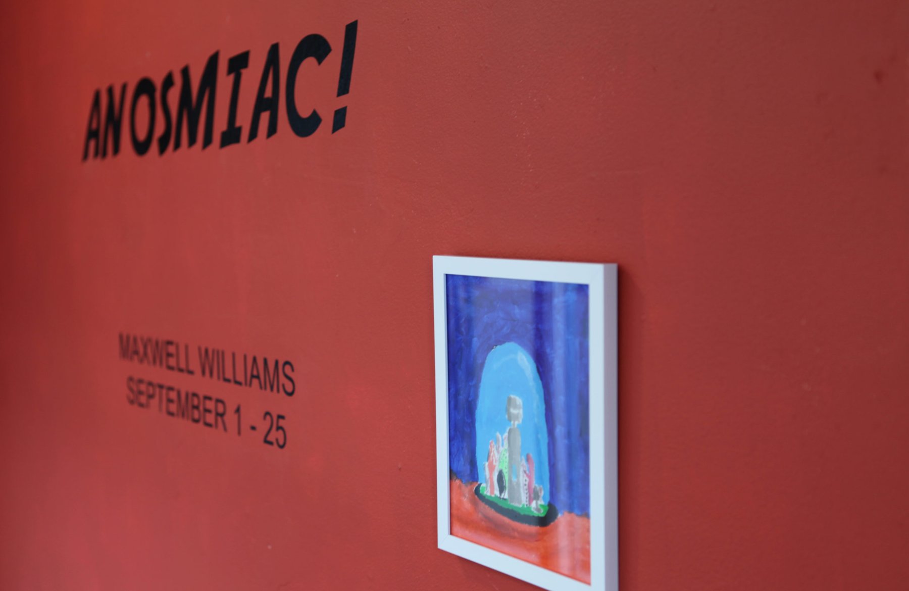 Maxwell Williams, Anosmiac!: những thành phố bằng nến sáp, tranh giấy về kẻ phản diện Anosmiac và chai nước hoa SECRET LAIR bằng thuỷ tinh uranium