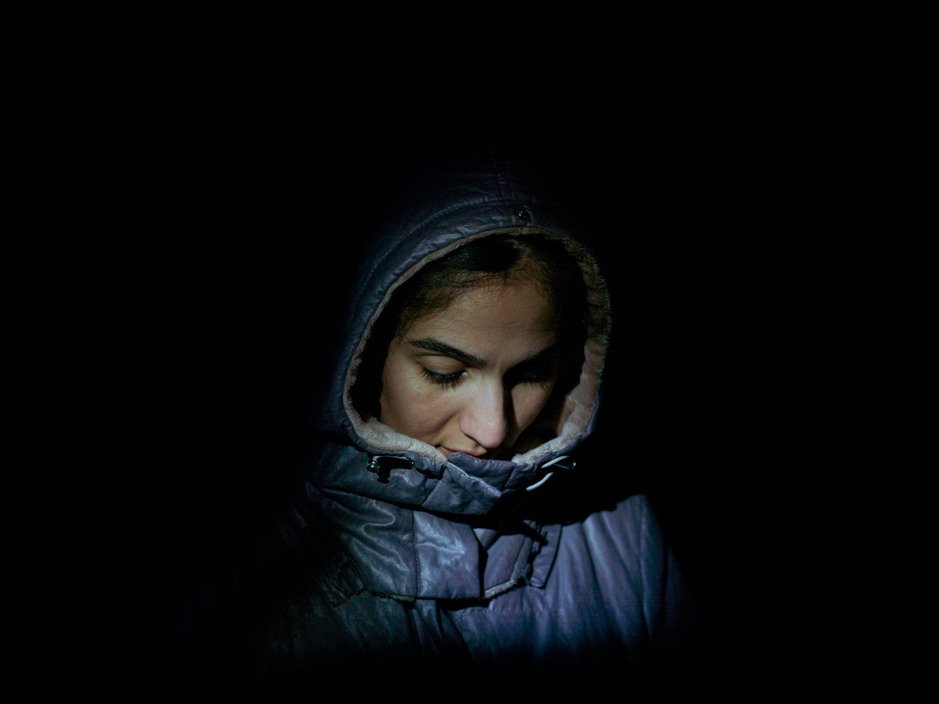 Newsha Tavakolian, Blank Pages of an Iranian Photo Album: colour portrait of young people in Tehran