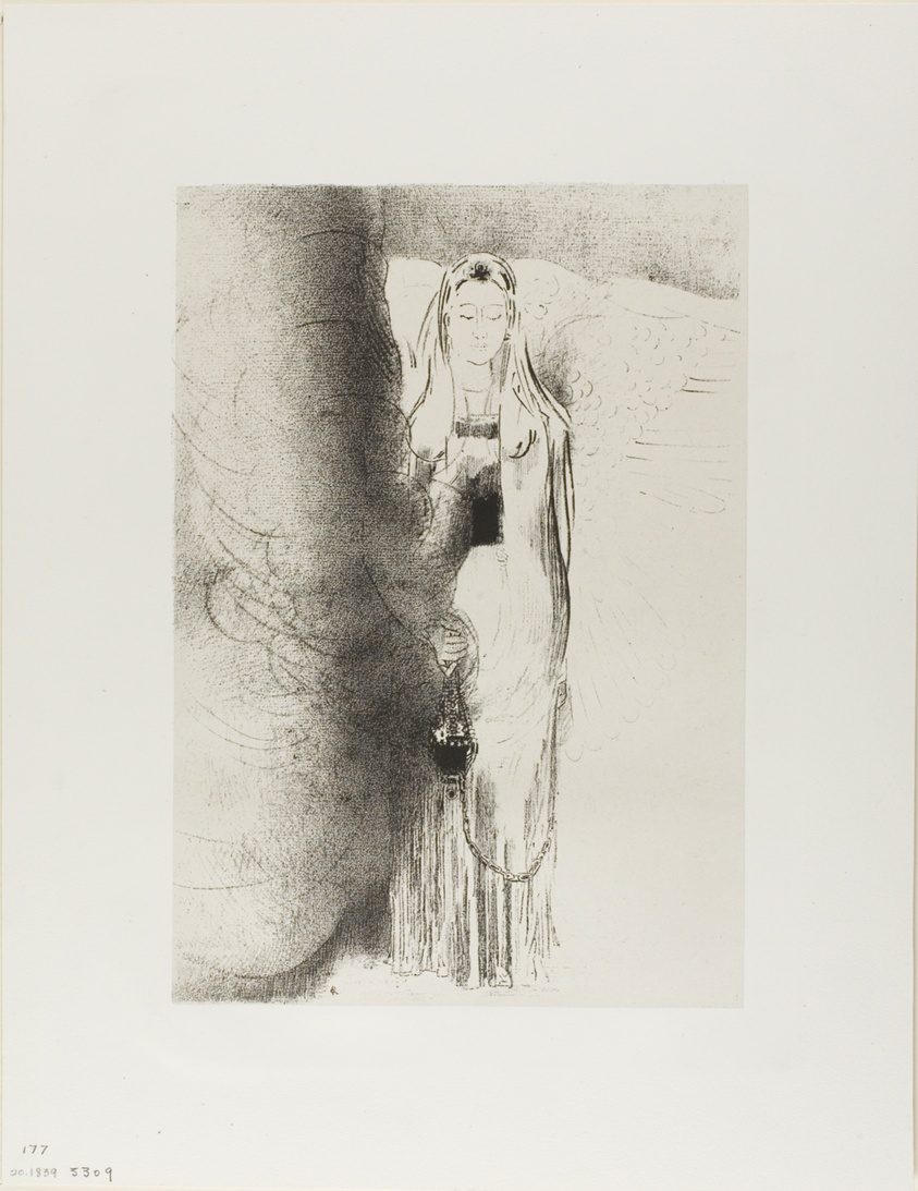Odilon Redon. Puis l'ange prit l'encensoir.