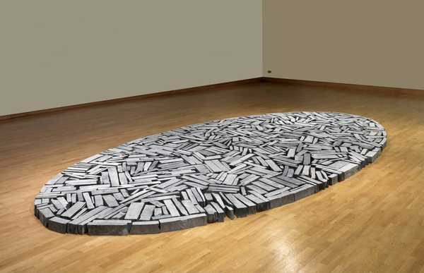 Richard Long. Cornish Slate Ellipse.