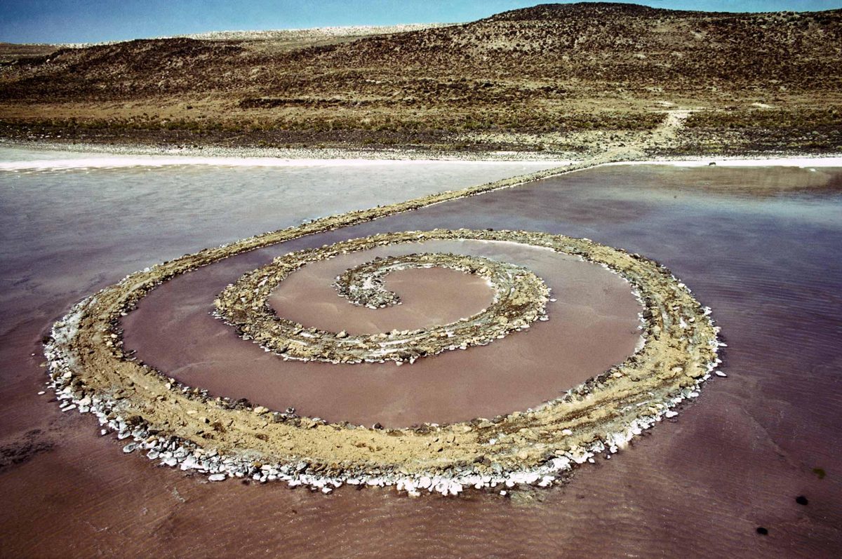 Robert Smithson. Spiral Jetty.