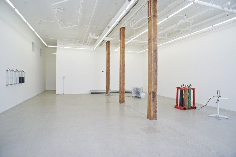 Sean Raspet. Residuals (2014). Installation view, Jessica Silverman Gallery
