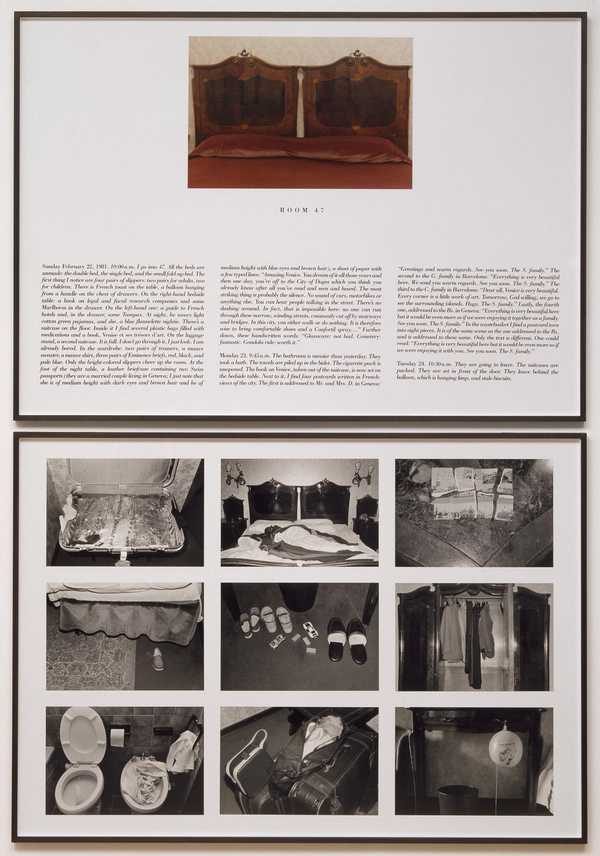 Sophie Calle. The Hotel.