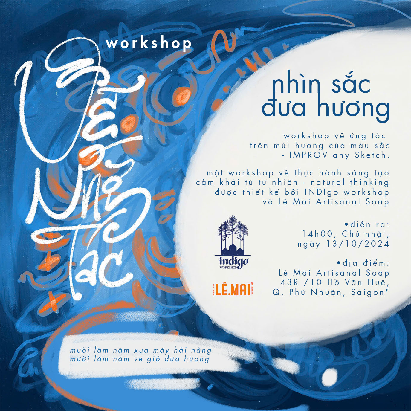 WORKSHOP IMPROVE ART: “NHÌN SẮC ĐƯA HƯƠNG”