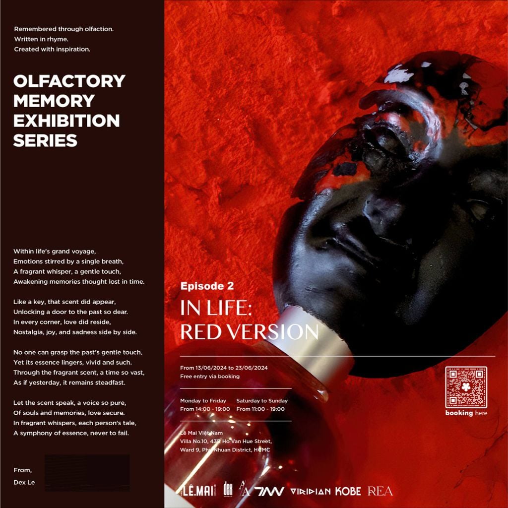 In Life Red Version olfactory exhibition